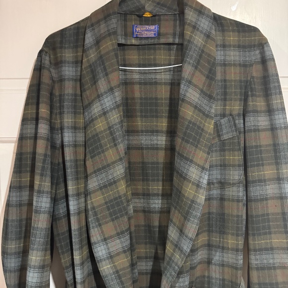 Men’s Pendleton Wool Robe Large - Picture 2 of 12